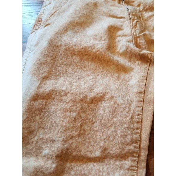 Northwest Territory tie-dye frosted bleach Dungarees  jeans Tan men's 36x30 - Picture 3 of 9
